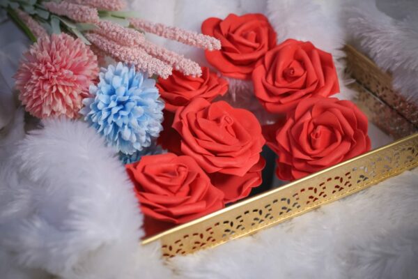12 Pcs Big Artificial Foam Rose Flowers for DIY Crafts & Decor - Image 6