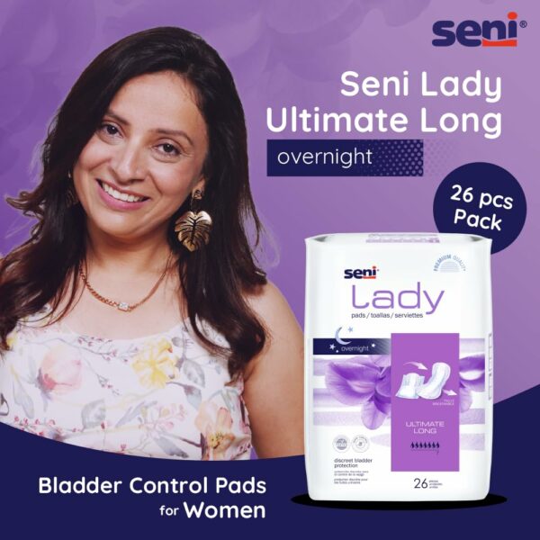 Ultimate Long Bladder Control Pads for Women - 26 pcs - Image 4