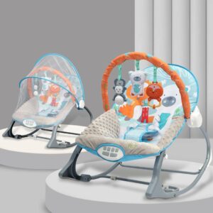 Baby Rocker & Bouncer with Calming Vibrations & Toys