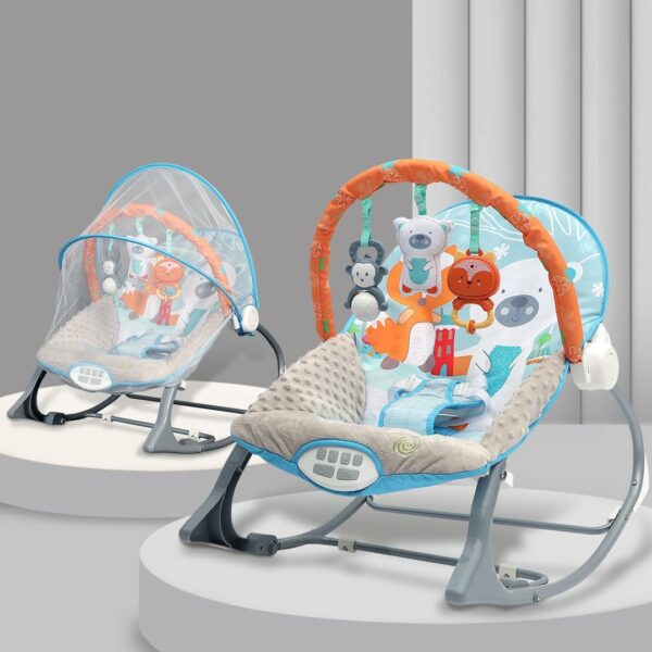 Baby Rocker & Bouncer with Calming Vibrations & Toys