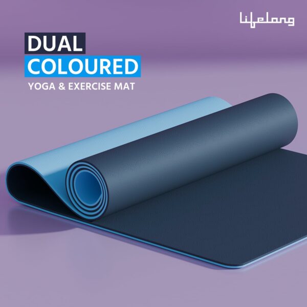 6mm TPE Yoga Mat for Comfortable Workouts - Anti-Slip & Portable - Image 2