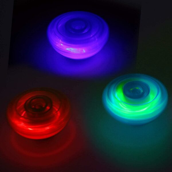 Lattoo Spinning Launcher Gyro Top with LED Light - Color Varies - Image 2