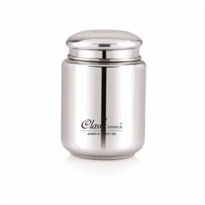 Elegant Stainless Steel Canister for Tea, Coffee & Spices - 1000ML