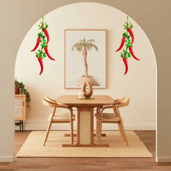 Chilli Pepper Hanging Planters - Set of 2, 60 CM - Image 3