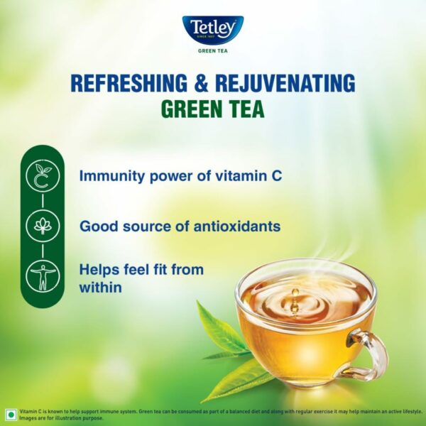 Tetley Loose Green Tea Leaves 500g - Immune Boosting with Vitamin C - Image 5