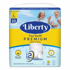 Premium Unisex Adult Diaper Pants, Large (Pack of 30)