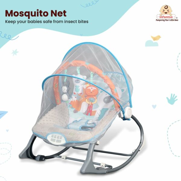 Baby Rocker & Bouncer with Calming Vibrations & Toys - Image 5