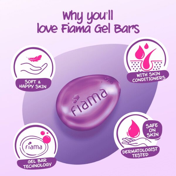 Mega Celebration Pack of 8 Gel Bathing Bars for Moisturized Skin - Image 4