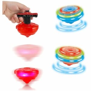 Lattoo Spinning Launcher Gyro Top with LED Light - Color Varies