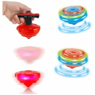Lattoo Spinning Launcher Gyro Top with LED Light - Color Varies