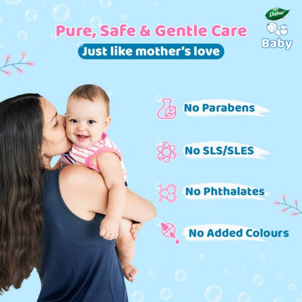 Gentle Nourishing Baby Shampoo with Ayurvedic Herbs, 200 ml - Image 3
