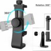 360? Adjustable Phone Holder for Tripods - Universal Compatibility