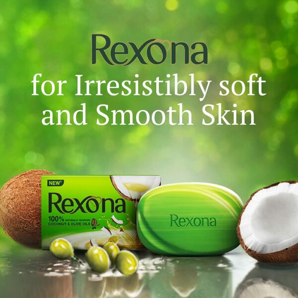 Coconut & Olive Oil Soap for Silky Smooth Skin, 4X100g - Image 4