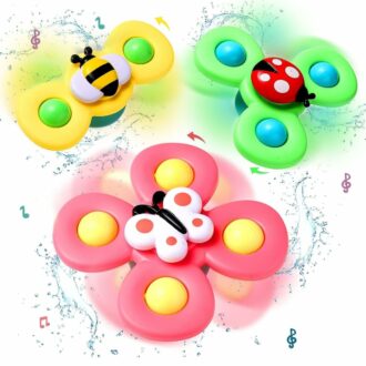 Wembley Baby Bath Spinner Toy Set - 3 Pcs for Fun & Learning