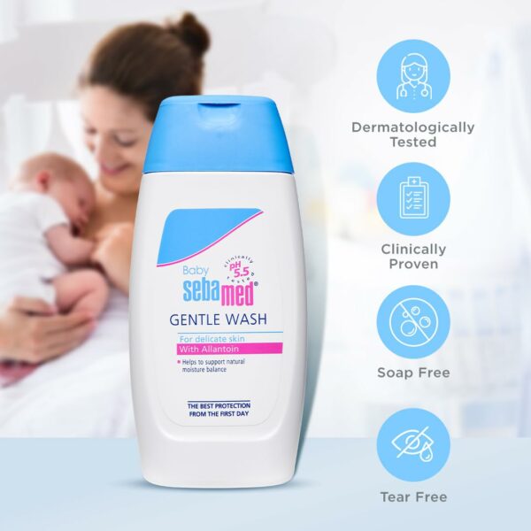 Gentle Baby Wash 200ml | pH 5.5 | Soap Free & Tear Free - Image 4