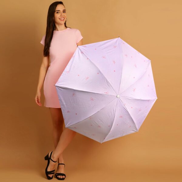 Compact 3-Fold Manual Open Umbrella - UV & Rain Protection - Image 4