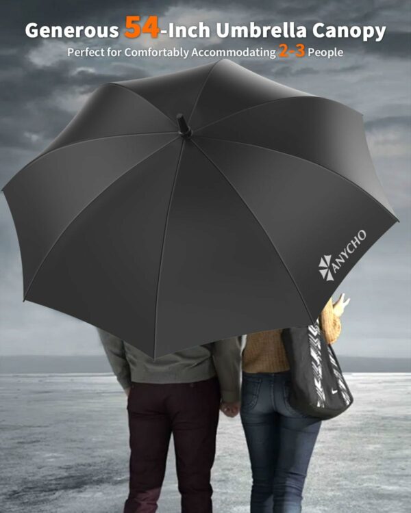 54 Inch Wind-Resistant Umbrella for 2-3 People - Auto Open - Image 6