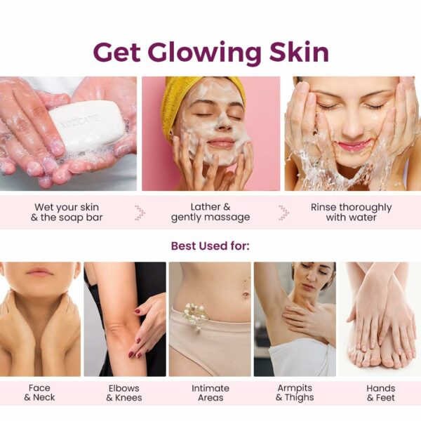 Kojic Acid & Glutathione Soap | Skin Lightening Pack of 3 - Image 4