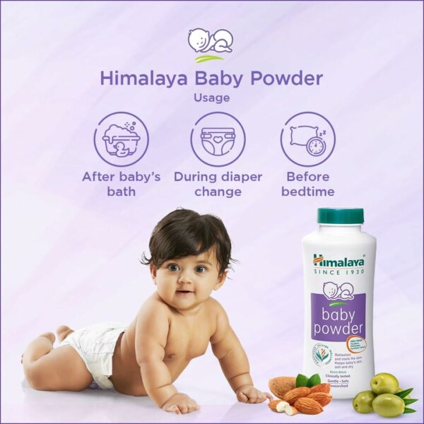 Himalaya Baby Powder 400G - Softens & Keeps Skin Dry - Image 5