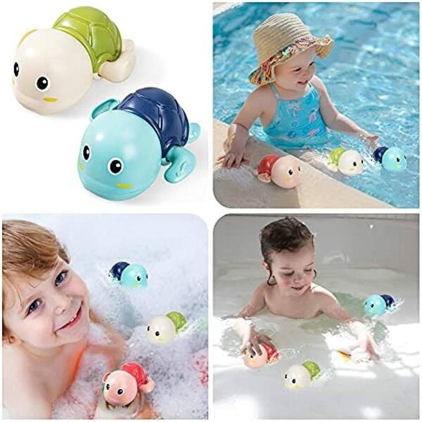 Floating Turtle Bath Toy for Toddlers 1-5 Years - Fun Water Play - Image 3