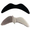12x Self Adhesive Mustache Set for Parties and Costumes