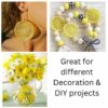 20Pcs Artificial Lemon Lime Slices for Home Decor & Crafts