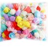 Artificial Foam Floating Flowers for Events & Home Decor - 50 Pcs