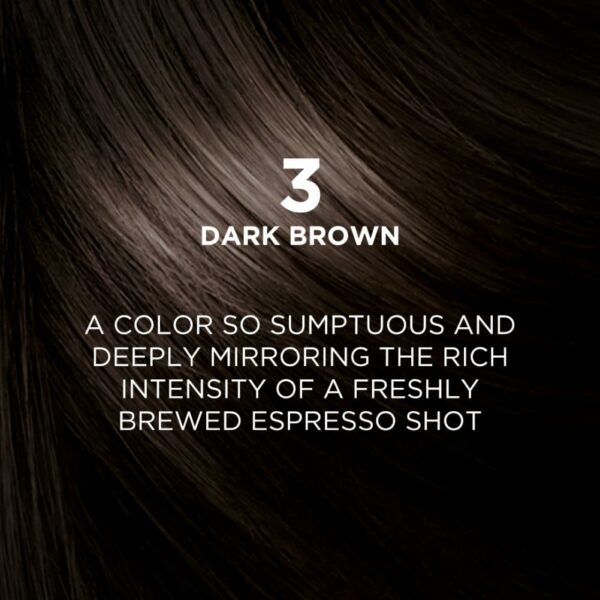 Permanent Dark Brown Hair Color with Pro-Keratin, 72ml - Image 4