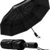 Portable Auto Travel Umbrella - Windproof, Compact & Lightweight