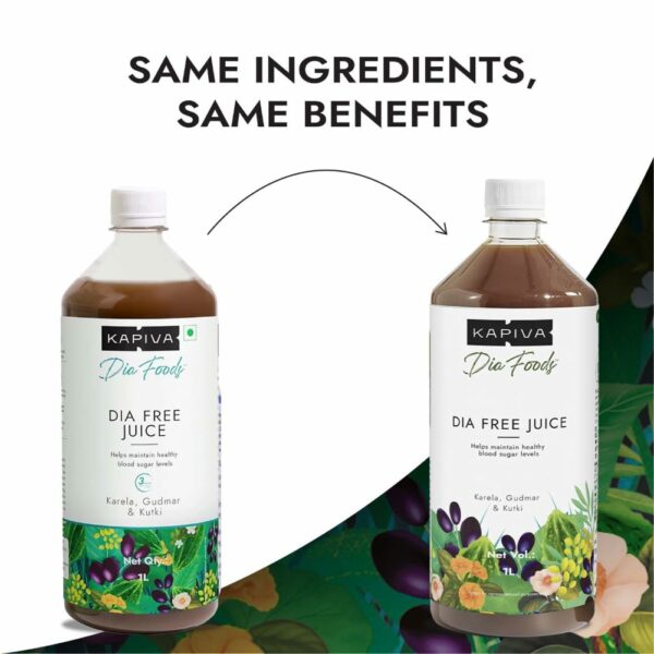 Ayurvedic Dia Free Juice 1L - Blood Sugar Support Pack of 2 - Image 2