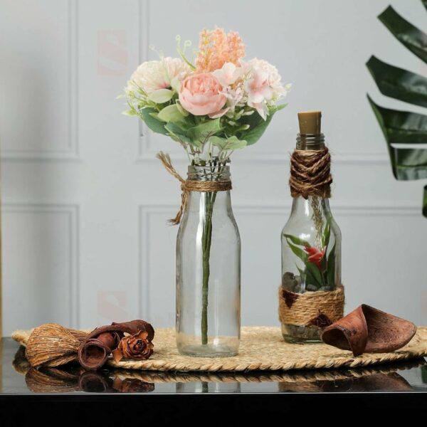 Artificial Multiflora Peach Roses - Home Decor & Gifts - Image 5