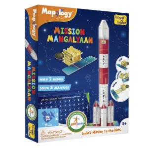 ISRO Mangalyaan Rocket Model & Satellite Educational Toy for Kids 5+