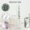 24 Pack Artificial Eucalyptus Stems - 15 Inch Greenery for Home Decor