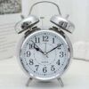 Vintage Twin Bell Alarm Clock with Loud Sound and LED Display