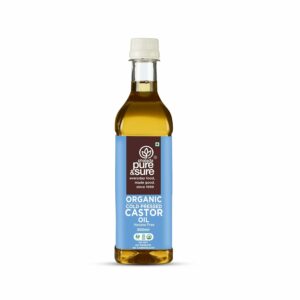 Organic Cold Pressed Castor Oil - 500ml Multi-Purpose Beauty Essential