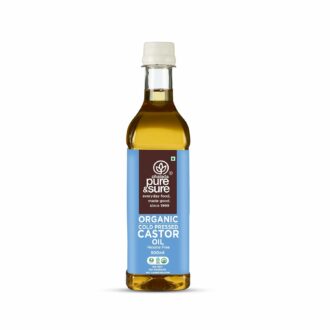 Organic Cold Pressed Castor Oil - 500ml Multi-Purpose Beauty Essential