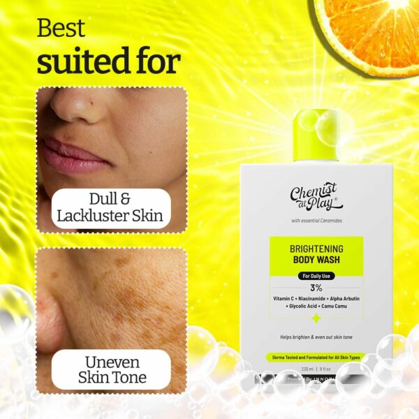 Brightening Body Wash with Vitamin C & Alpha Arbutin - 236ml - Image 3