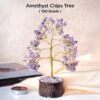 Amethyst Crystal Tree - 100 Beads Feng Shui Gemstone Decor