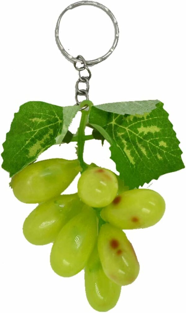 Hanging Artificial Grapes with Leaves - Realistic Decor for Home
