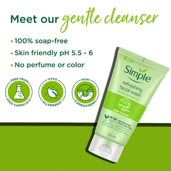 Gentle Refreshing Face Wash 150 ml for All Skin Types - Image 6