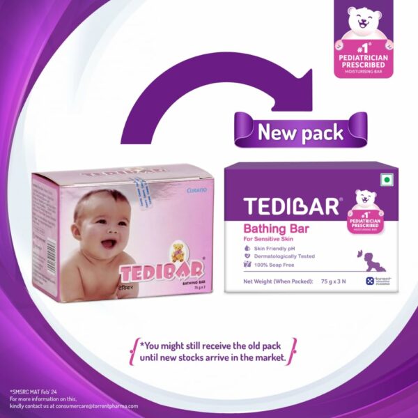 Gentle Baby Bathing Bar - pH 5.5, 75gm, Pack of 3 - Image 4