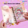DIY Unicorn Diary for Girls - 13 in 1 Craft Kit, 40 Pages