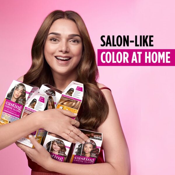 Semi-Permanent Hair Colour, Ammonia-Free, Darkest Brown 300, 87.5g+72ml - Image 2