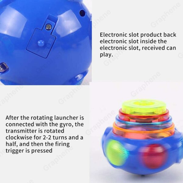 LED Spinning Top Toy with Music - Educational & Safe for Kids - Image 5