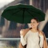 Compact 3-Fold Umbrella for Men & Women - Auto Open/Close, UV Coated