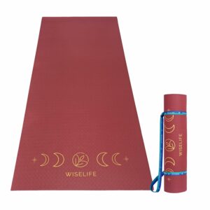 Extra Thick XL TPE Yoga Mat with Strap for All Workouts