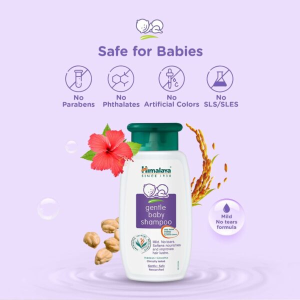 Gentle Baby Shampoo 400 ml - Softens & Nourishes Hair - Image 6
