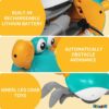 Interactive Crawling Crab Toy with LED Lights & Rechargeable Battery for Toddlers
