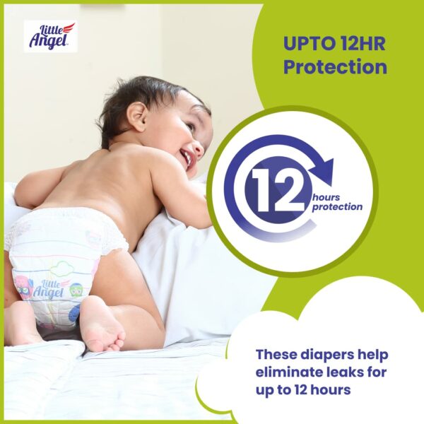 Extra Large Baby Diaper Pants - 112 Count, 12 Hours Protection - Image 3