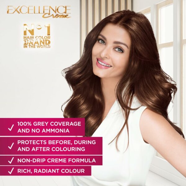 Permanent Dark Brown Hair Color with Pro-Keratin, 72ml - Image 2